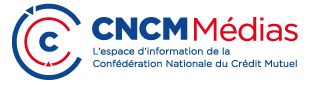 Logo CNCM Média L'espace d'information de la Confédératoin Nationale du Crédit Mutuel